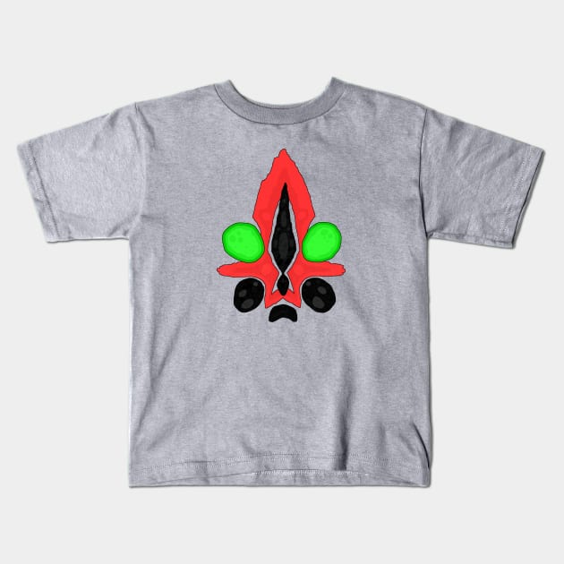 SCP-173 "The Sculpture" object class: Euclid (face only version) Kids T-Shirt by BeringerTwit